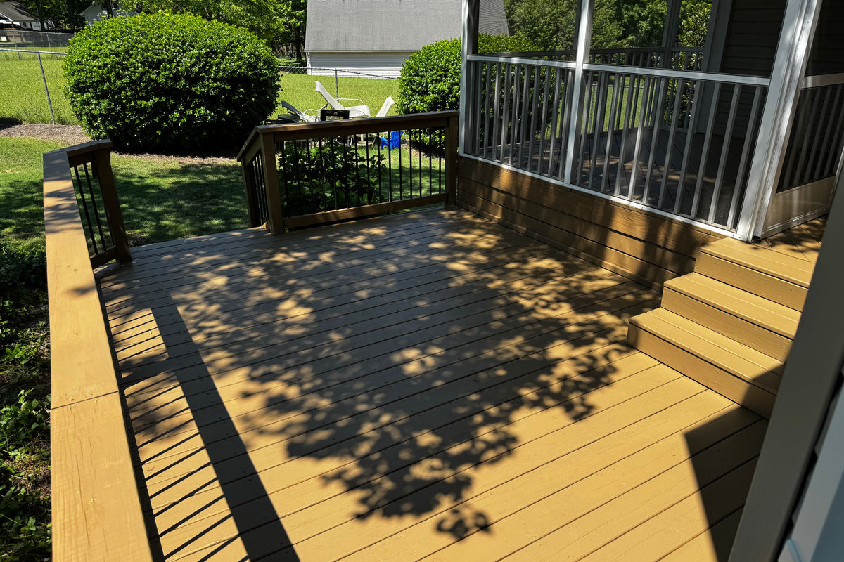 Stained deck in Greer, SC