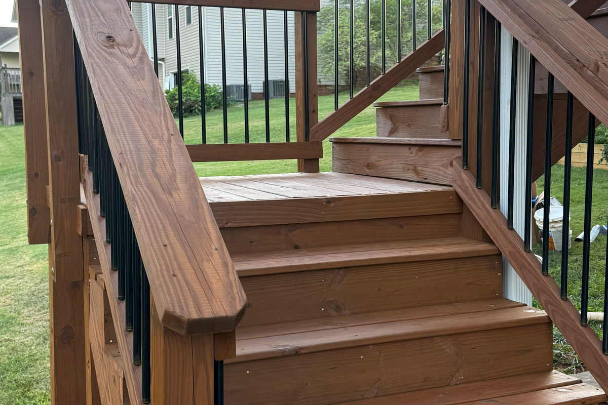Stained deck in Greer, SC